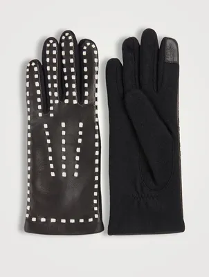 Flavie Leather Gloves