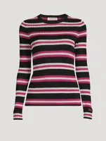 Lurex Stripe Sweater