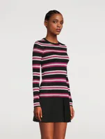 Lurex Stripe Sweater