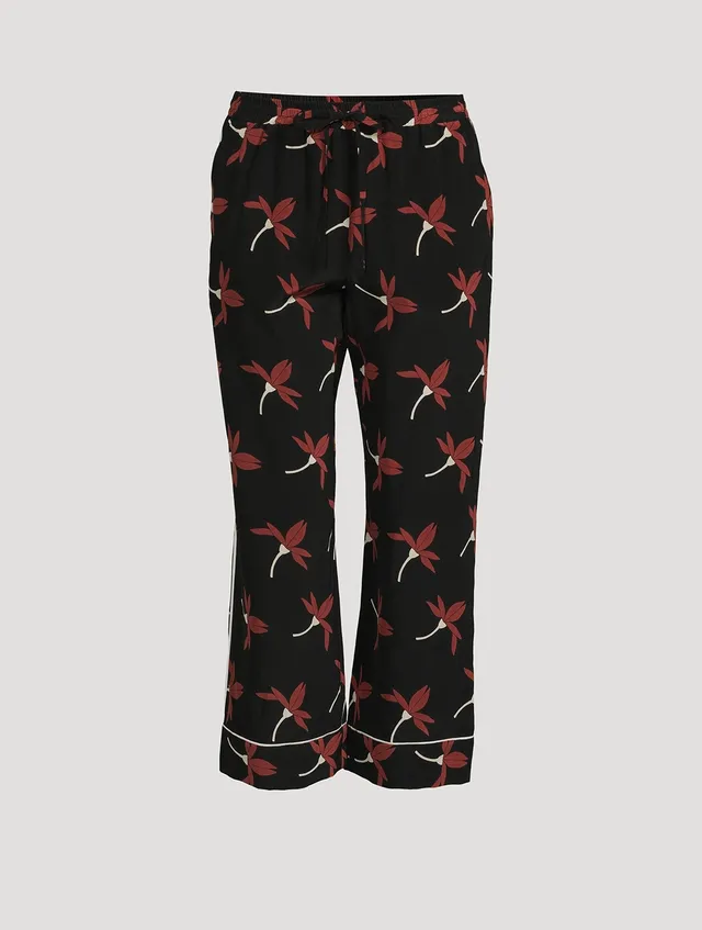 Recycled Fibers Floral Pajama Pants