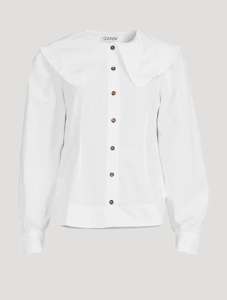 Cotton Poplin Fitted Shirt