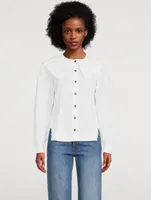 Cotton Poplin Fitted Shirt