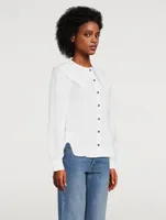 Cotton Poplin Fitted Shirt