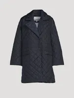 Recycled Ripstop Quilted Coat