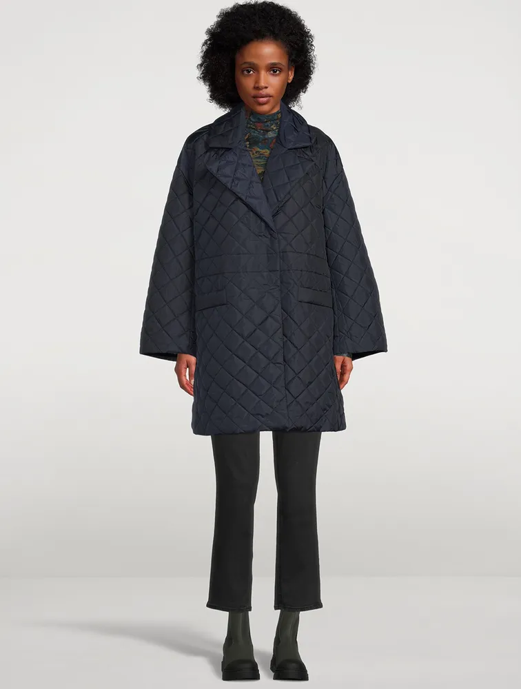 Recycled Ripstop Quilted Coat