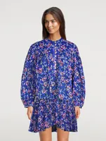 Salika Printed Peasant Blouse