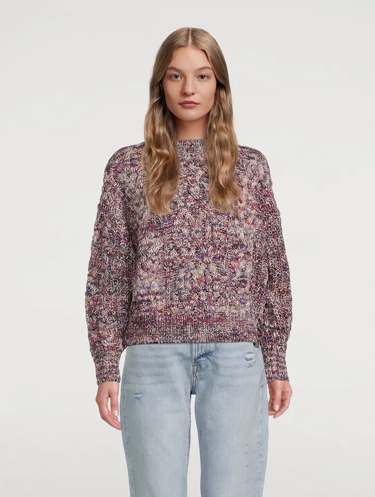 Lenz Cotton Cable-Knit Sweater