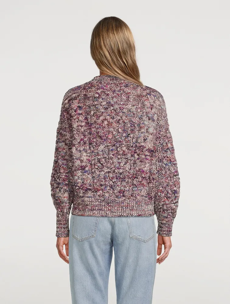 Lenz Cotton Cable-Knit Sweater