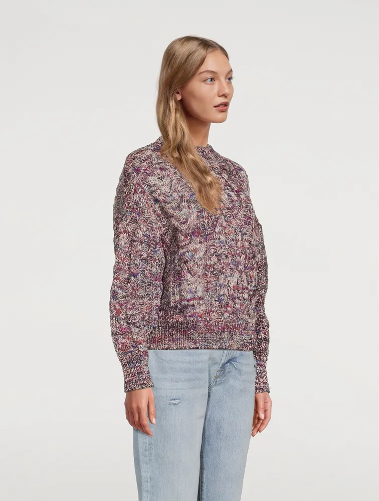 Lenz Cotton Cable-Knit Sweater