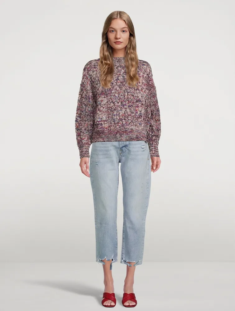 Lenz Cotton Cable-Knit Sweater