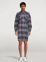 Britany Shirt Dress Plaid Print