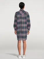 Britany Shirt Dress Plaid Print