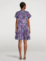 Lanikaye Tiered Shirt Dress Print