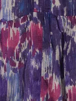 Lanikaye Tiered Shirt Dress Print