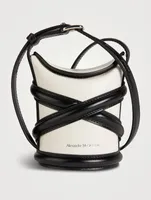 Mini The Curve Leather Bucket Bag