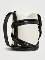 Mini The Curve Leather Bucket Bag
