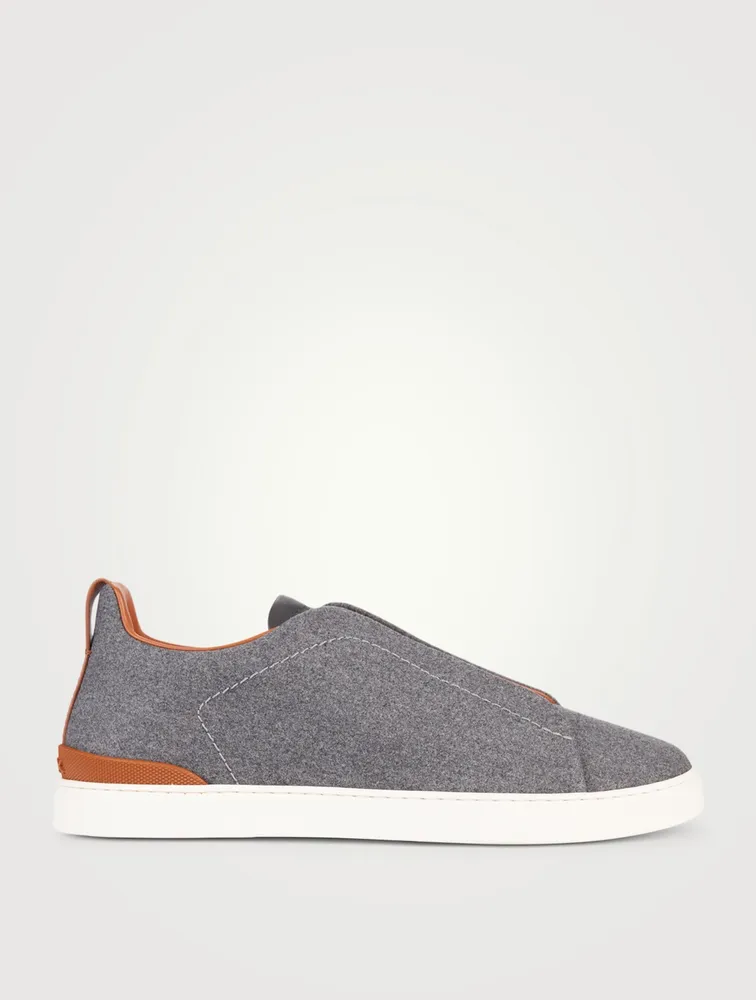 Triple Stitch Wool Sneakers