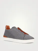 Triple Stitch Wool Sneakers