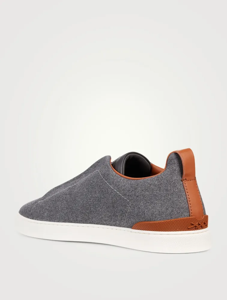 Triple Stitch Wool Sneakers