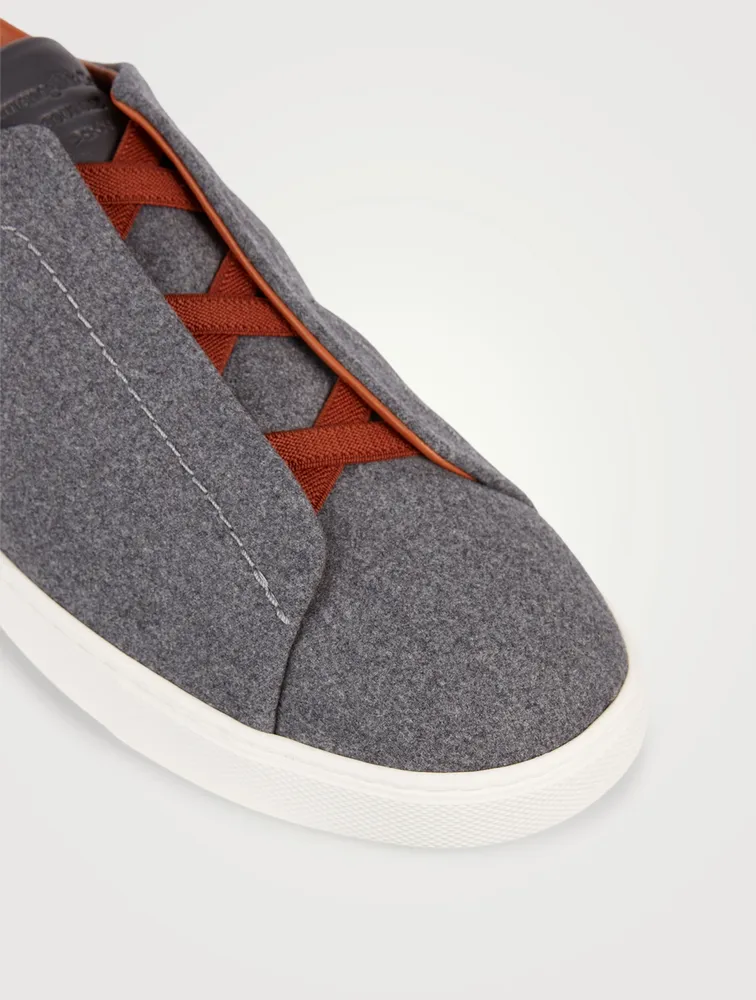 Triple Stitch Wool Sneakers