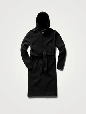 Midweight Terry Embroidered Hooded Robe