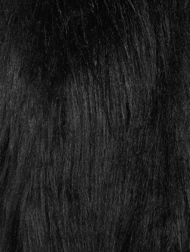 Faux Long Haired Bolero