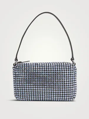 Medium Heiress Crystal Mesh Pouch