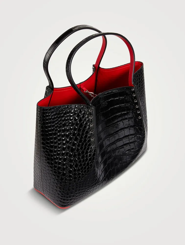 Cabarock Mini Croc-Embossed Tote Bag