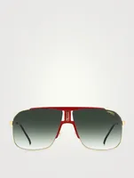 Carrera 1043/S Metal Rectangular Sunglasses