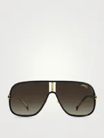 Flaglab 11 Metal Rectangular Sunglasses