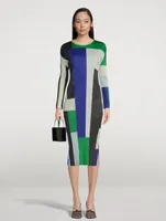Field Colourblock Midi Dress