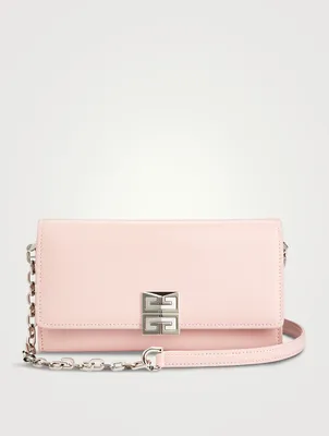 4G Leather Chain Wallet