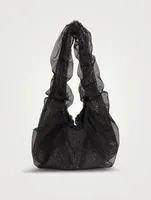 Crystal Mesh And Tulle Shoulder Bag