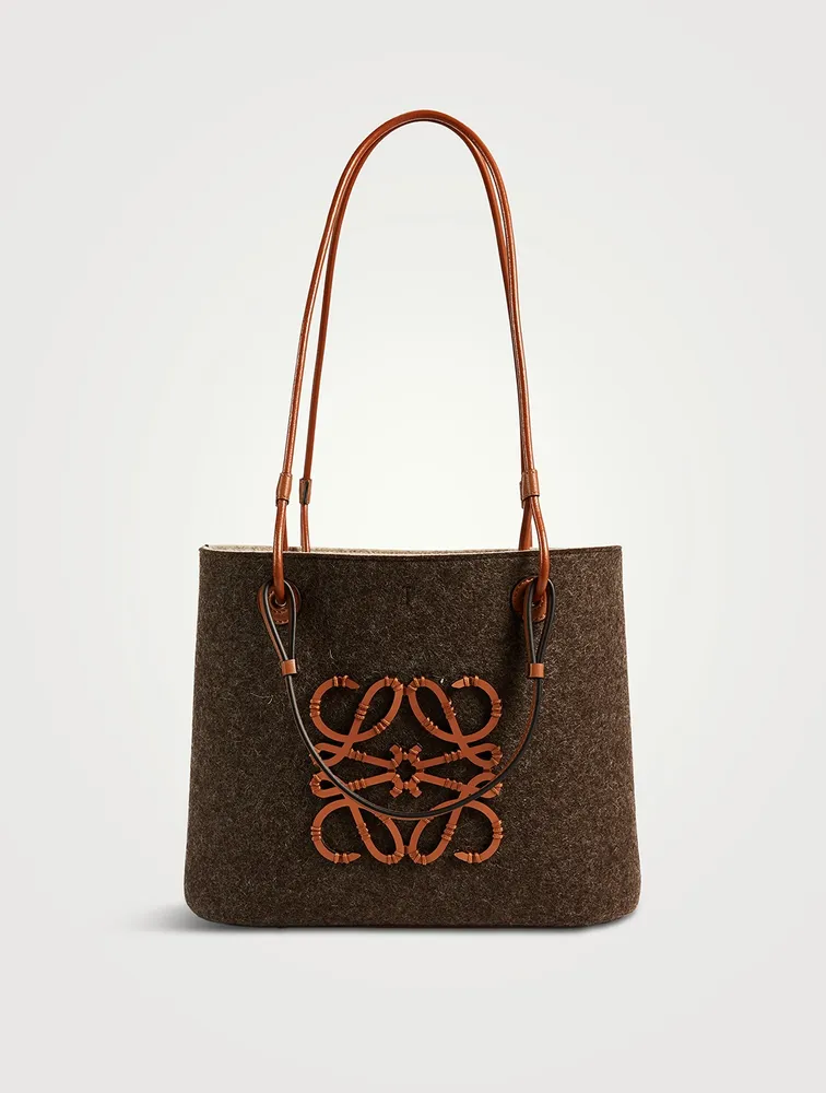 Square Basket Felt Bag