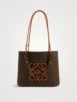 Square Basket Felt Bag
