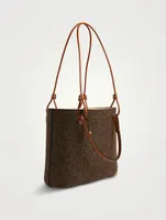 Square Basket Felt Bag