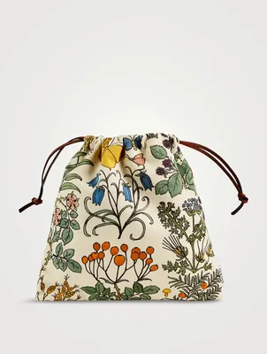 Voysey Herbarium Drawstring Pouch