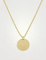 Clover Coin 14K Gold-Filled Necklace