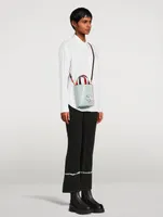 Nano Museo Leather Tote Bag With Lunar New Year Tiger Print