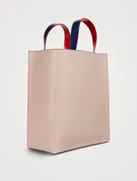 Small Museo Leather Tote Bag With Lunar New Year Tiger Print