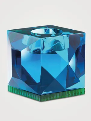 Ophelia Azure Crystal T-Light Holder