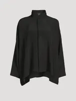 Kyoto Silk Jacquard Shirt