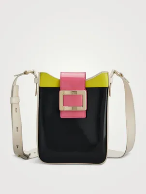 Mini Belle Vivier Patent Leather Crossbody Bag