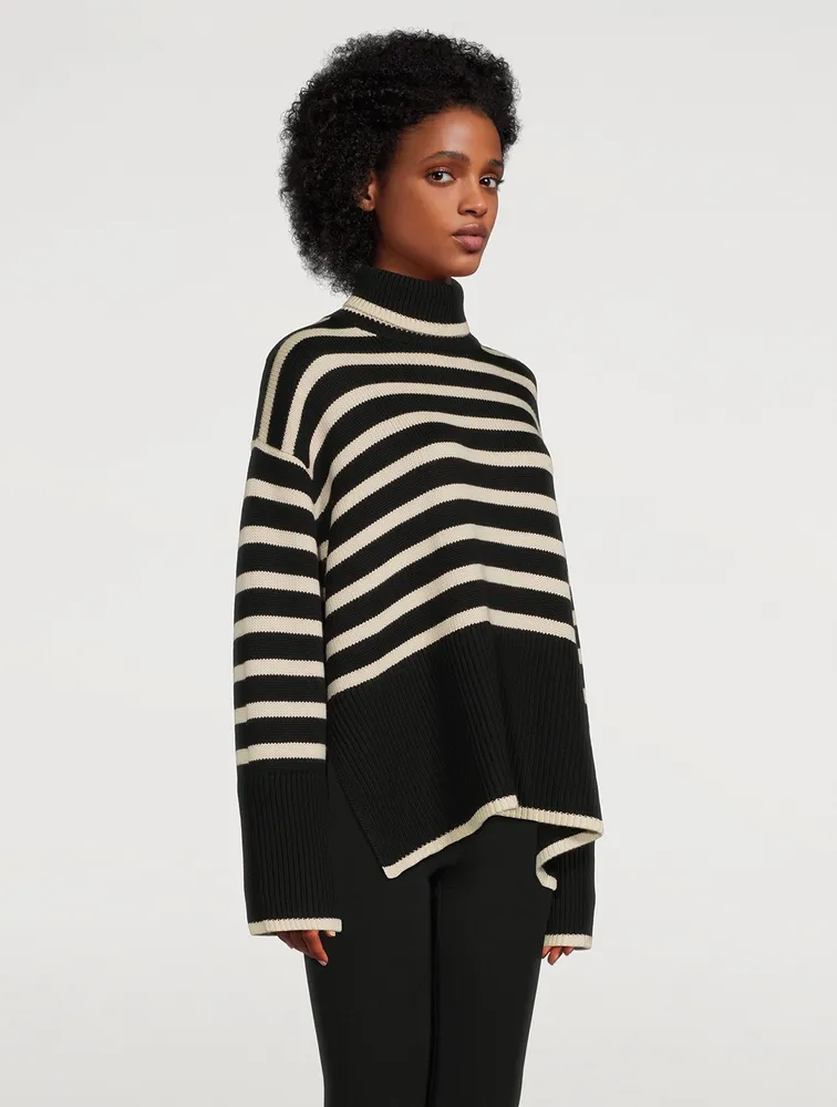 Signature Stripe Turtleneck