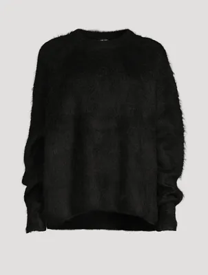 Boxy Alpaca-Blend Sweater
