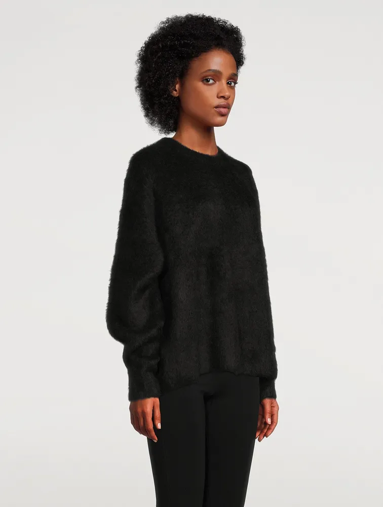 Boxy Alpaca-Blend Sweater