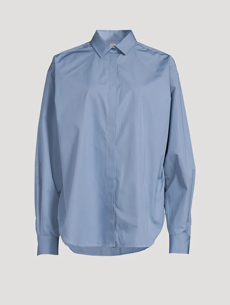 Oversized Cotton Poplin Shirt