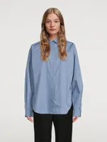 Oversized Cotton Poplin Shirt