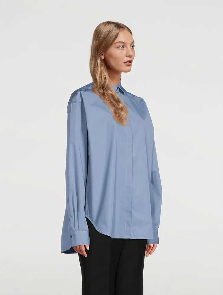 Oversized Cotton Poplin Shirt