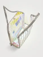 Mini Falabella Holographic Tote Bag with Studs